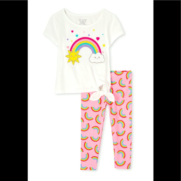 NWT 2 piece set Rainbow Set